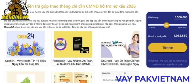 vay tiền nhanh tramoc.com.vn